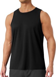 2026 Trending Men's Tank <b>Top</b> O-Neck Solid Color Knitted Tank <b>Top</b> Breathable Casual Fitness Wear <b>Maroon</b> Tank <b>Top</b> - Product Image 3