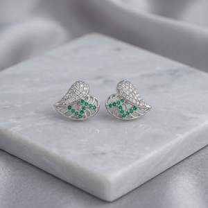 Pendientes DIVYORO con Diseño de Hoja - Product Image 3