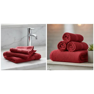 Serviette de bain en polycoton de qualité supérieure, très résistante, très vendue, avec finition lavée et finition velours, disponible à la vente à un prix excellent - Product Image 1