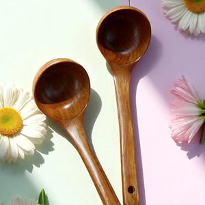 Cuillère à thé en bois de qualité supérieure, cuillère doseuse durable en bois naturel pour café et sucre, outil de cuisine de qualité alimentaire - Product Image 3