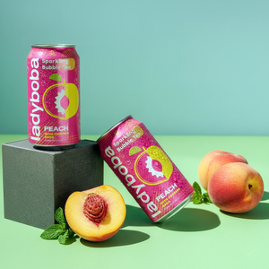 Boba con Sabor a Uva Espumosa Lista para Beber, Lata de 310 ml, Agitar Antes de Beber - Product Image 1