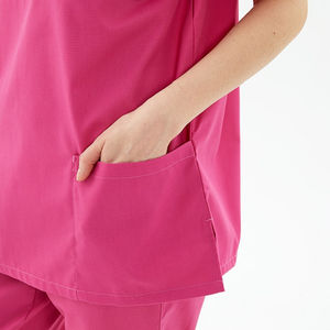 Ensemble de blouses médicales pour femmes les plus vendues, respirant, uniforme d'hôpital, manches courtes, blouses d'infirmière, broderie personnalisée - Product Image 3