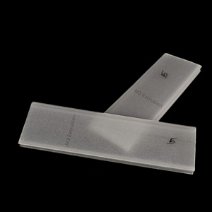 Profil d'extrusion de diffuseur de lumière LED en plastique écologique PMMA PC acrylique personnalisé de 50 mm, profil linéaire, diffuseur de lumière prismatique givré, OEM - Product Image 3