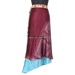 New Fashion Pareo Lava-Lavas Swimwear Cover-Ups and <b>Sarongs</b> for Women's Women Wear Vintage Silk Sari Long Length <b>Wrap</b> Around - Product Image 3