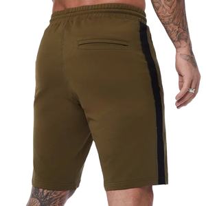 Short de gym en coton grande taille OEM pour hommes, couleur unie, fitness, jogging, sport, pantalons d'entraînement, vêtements de sport d'été décontractés - Product Image 5