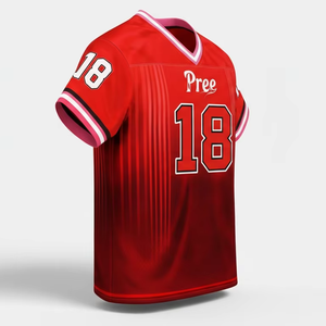 Adult American Football Jersey Custom Size Breathable Fabric Game Day Sports Uniform Wear <b>Mens</b> Womens Short Anti-Bacterial - Product Image 5