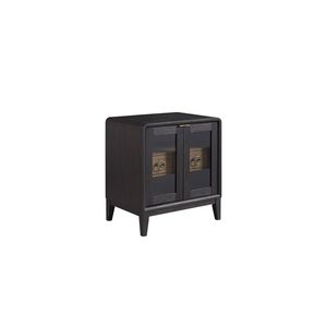 Comodino con Porta in Vetro, Collezione di Eleganti Comodini - Product Image 4
