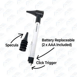 Portable professionnel de couleur blanche d'otoscope médical de poche pour mini-otoscope à fibre optique médical de vidéo diagnostique d'ent - Product Image 4