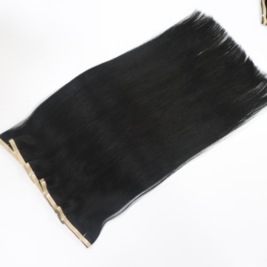 เทปในร่างกายหยักสีดำเวียดนามมนุษย์ผมที่จะทำให้วิกผม - Product Image 4