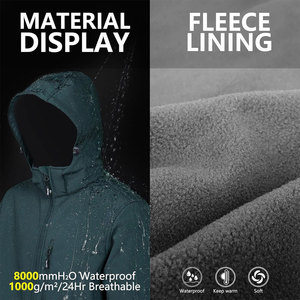 Custom Made Hooded <b>Winter</b> Windbreaker <b>Jacket</b> for <b>Men</b> Outdoor <b>Waterproof</b> Quick Dry Breathable OEM Service Available - Product Image 6