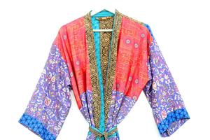 ชุดกิโมโนผ้าไหมสำหรับผู้หญิง, ชุดกิโมโนสไตล์วินเทจสำหรับผู้หญิง - Product Image 6