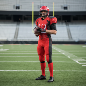 Men's Customized Training American Football Uniform Set Breathable Football Jersey Pants Adult Training Team Sportswear Uniforms - Product Image 3