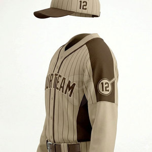 Conjunto de Uniforme de Béisbol Deportivo para Hombre, Tejido Suave y Transpirable, Estilo Atlético Moderno, Ideal para Clubes, Escuelas y Equipos Profesionales - Product Image 5