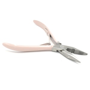 Kit d'outils professionnels pour extensions de cheveux naturels : pinces, micro-anneaux, aiguilles à boucle, tubes et fils - Product Image 2