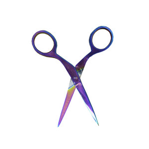Tijeras de Aseo de Acero Inoxidable 100% para Salón de Belleza, Recortador de Cejas de Punta Fina para Estilizar el Vello Facial, Herramientas para Extensiones de Cabello - Product Image 6