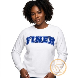 เสื้อสเวตเชิ้ตปักลายตามสั่งสำหรับสตรีชมรม Zeta Phi Beta คอวี แขนยาว ผ้าฝ้าย 100% สำหรับฤดูใบไม้ร่วงและฤดูหนาว ขายส่ง - Product Image 2
