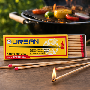 Allumettes de sécurité pour barbecue 290x60x29mm, allumettes extra longues durables, boîte d'allumettes à flamme puissante, démarreur de feu, impression personnalisée pour usage hôtelier - Product Image 2