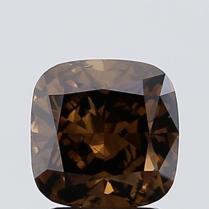 2.02ct <b>Cushion</b> Cut Lab Grown Diamond Fancy Deep Brown SI1 IGI Certified CVD Loose Diamond Wholesale for Jewelry Making - Product Image 1