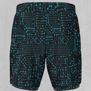 Men's Solid Canvas Fabric Eco-Friendly Breathable Quick Dry Drawstring Closure High Elastic Waist <b>Polyester</b>/Cotton Casual <b>Shorts</b> - Product Image 4