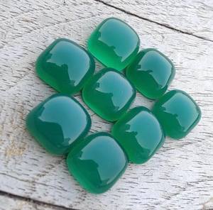 Ónix Verde Cabujón Cuadrado, Gema Natural para Joyería, Piedras Sueltas - Product Image 2