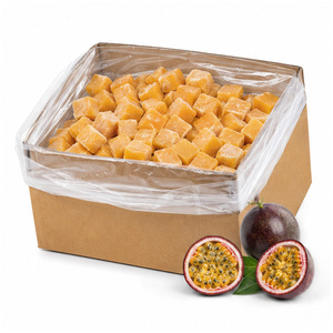 Big Sale Hot Sale Made In Vietnam Best Quality Delicious IQF Frozen Fresh Passion Cube Packed in 2kg <b>Bag</b> - Product Image 2