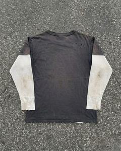 Camiseta térmica de manga larga para hombre, tejido gofrado, mezcla de algodón suave, cuello redondo, informal, para usar en capas. - Product Image 2