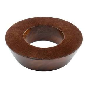 Support de présentation rond en bois rétro pour ballons de sport vintage (basketball, football, volley-ball, soccer) - Product Image 4