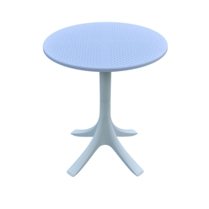 Base de Pedestal para Mesa de Bistro Moderna MN05 |   Mesa de Comedor de Plástico ABS Resistente al Agua y a los Rayos UV, Ligera, para Exteriores - Product Image 1