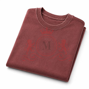 Camiseta Moderna con Hombros Caídos y Efecto Desgastado por el Sol, con Tela Suave para Uso Casual al Aire Libre y Moda Diaria - Product Image 4