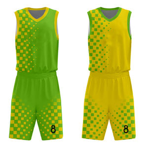 High Quality Sportswear Customized Basketball Kit uniform set Latest Style Team Wear Basketball Uniform - Product Image 3