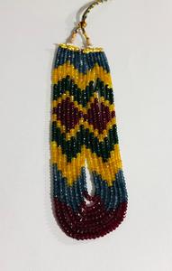 Luxury Multi Color 7 Layer Faceted Beaded <b>Necklace</b> Handmade Natural Gemstone <b>Statement</b> <b>Necklace</b> Ethnic Fashion Jewelry for Women - Product Image 4