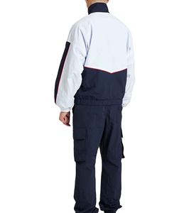 Vêtements de jogging personnalisés, veste coupe-vent et pantalon de survêtement, fermeture éclair, logo personnalisé, coupe-vent en nylon, survêtements pour hommes - Product Image 4