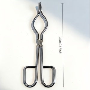Pince à creuset en acier inoxydable personnalisable Safety Point, instruments de recherche pour laboratoires médicaux OEM, certifiée CE, garantie 2 ans - Product Image 2