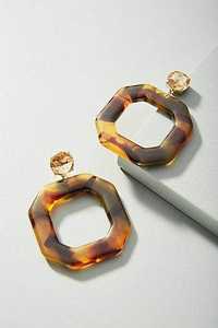 Pendientes de aro de resina artesanales, creativos, exagerados, retorcidos, grandes, redondos, con diseño de hada y patrón en espiral hecho a mano - Product Image 4