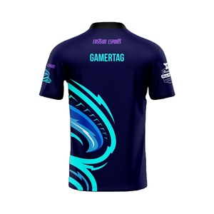 Dernière sublimation Esports Jersey Gaming Jersey t-shirt Sublimation gaming tshirt personnalisé maillot de jeu à séchage rapide - Product Image 5