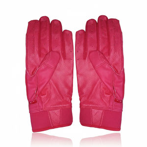 Gants de frappe de baseball professionnels unisexes personnalisables, antidérapants, en polyester/coton, fermeture auto-agrippante, haute qualité, durables - Product Image 4