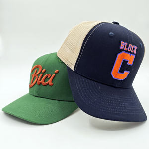 หมวกแก๊ปเดนิมปักลาย Green Bici พร้อมโลโก้สีส้ม ด้านหลังเป็นตาข่ายแบบ Washed ปรับขนาดได้ ทรง 6 แผง สไตล์ลำลอง สำหรับทุกเพศ - Product Image 5