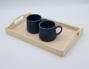 Wooden <b>Tray</b> with Handles Unfinished Serving <b>Tray</b> Rustic Farmhouse Decor Decoupage Blank Housewarming Gift <b>Breakfast</b> in Bed <b>Tray</b> - Product Image 3