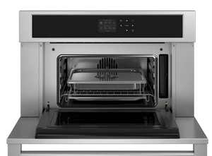 G-E M-o-n-o-g-r-a-m, Electrodoméstico de Acero Inoxidable 30, Eléctrico, 1.3 C-u. Horno de Vapor F-t. S-t-e-a-m W-a-l-l O-v-e-n - ZMB9032SNSS - Product Image 2