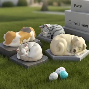 Molde de Silicona para Cemento y Yeso, Decoración para el Hogar, Estatua Conmemorativa para Mascotas, Aromaterapia, Gran Venta - Product Image 2