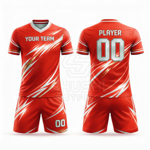 Camiseta de Entrenamiento de Fútbol Personalizada de Alta Calidad para Niños, Uniforme de Fútbol Transpirable para Hombre - Product Image 4