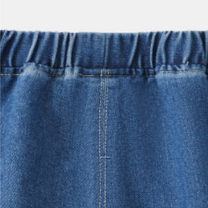 Shorts cargo en denim de coton pour hommes, shorts cargo en denim baggy pour hommes, shorts en denim d'été pour hommes, shorts cargo streetwear pour hommes, jorts bleus pour enfants - Product Image 3