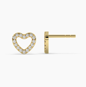 ต่างหูเพชรทรงกลม 14KT ทองคำแท้ เพชรเลี้ยงในห้องปฏิบัติการ รับรองโดย IGI ชุบทอง เหมาะสำหรับผู้หญิง สวมใส่ได้ทุกวัน งานแต่งงาน เครื่องประดับหรูหรา - Product Image 3