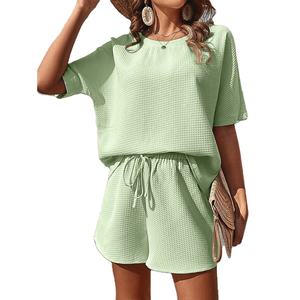 Ensemble deux pièces d'été pour femmes T-shirts et shorts confortables 2026 - Product Image 3