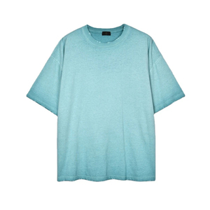 เสื้อผ้าแฟชั่นพรีเมียมแบบย้อมสีเอซิด ขายส่ง เสื้อยืดโอเวอร์ไซส์ผ้าฝ้ายย้อมสีเอซิด ผู้ผลิตเสื้อผ้าสตรีทแวร์ แบรนด์วินเทจสั่งทำได้ - Product Image 2