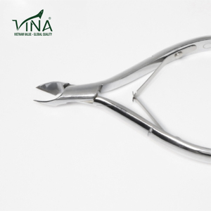 Pince à mâchoires rondes de précision VNC-333-GC outil en acier au carbone mat Vina pour Nail Prosd - Product Image 4