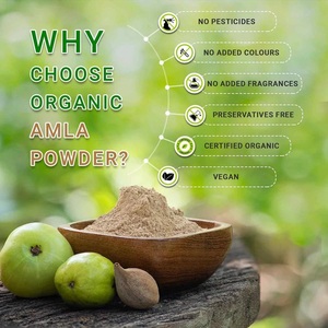Polvo Estimulante del Crecimiento del Cabello Natural, Mezcla Herbal con Extracto de Amla, Brahmi, Hibisco y Moringa para el Cuidado del Cuero Cabelludo y Nutrición del Cabello - Product Image 1