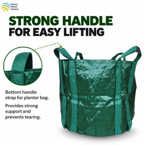 Bolsa de Cultivo de Alta Calidad de 400L, HDPE, Resistente a los Rayos UV, 92x60cm, con 4 Asas Largas - Product Image 4