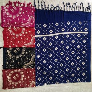 Wholesale YJ VE155 Floral Lightweight Summer Cotton Breathable Skin-Friendly Long Shawl Muslim Head <b>Wrap</b> Ethnic Hijab <b>Scarf</b> - Product Image 2