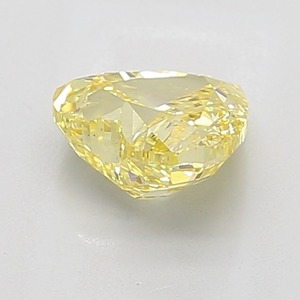 Diamante Suelto en Forma de Corazón, Color Amarillo Intenso, 2.01 Ct, Claridad VS1, Corte Excelente, Certificado, para Joyería de Lujo - Product Image 4
